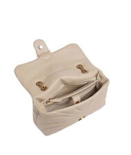 PINKO LOVE PUFF CLASSIC Borsa in nappa a tracolla beige-grigio fumo-antique gold - Borse Donna - 3