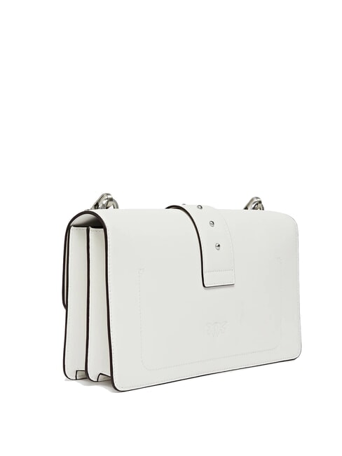 LOVE ONE Borsa a tracolla con flap bianco nembo-matt. silver - Borse Donna