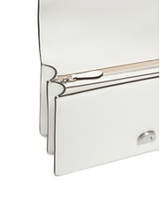 PINKO LOVE ONE Borsa a tracolla con flap bianco nembo-matt. silver - Borse Donna - 4