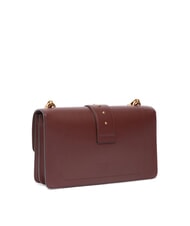 PINKO LOVE ONE CLASSIC Borsa in pelle a tracolla con flap - Borse Donna