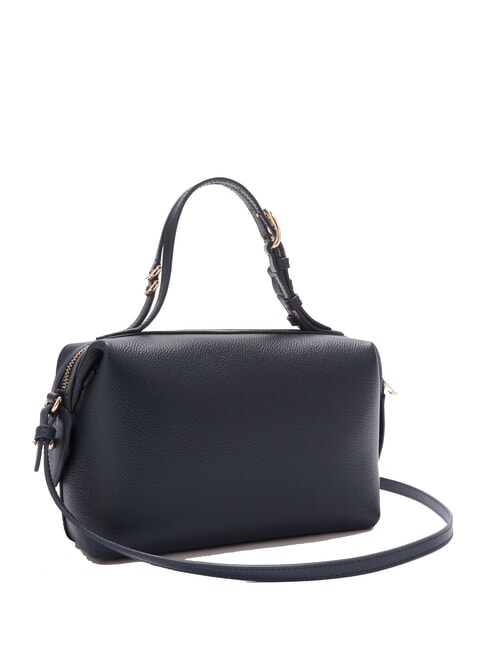 DOUBLE Borsa a bauletto in pelle con tracolla ink blue - Borse Donna