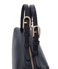 FURLA DOUBLE Borsa a bauletto in pelle con tracolla ink blue - Borse Donna - 3