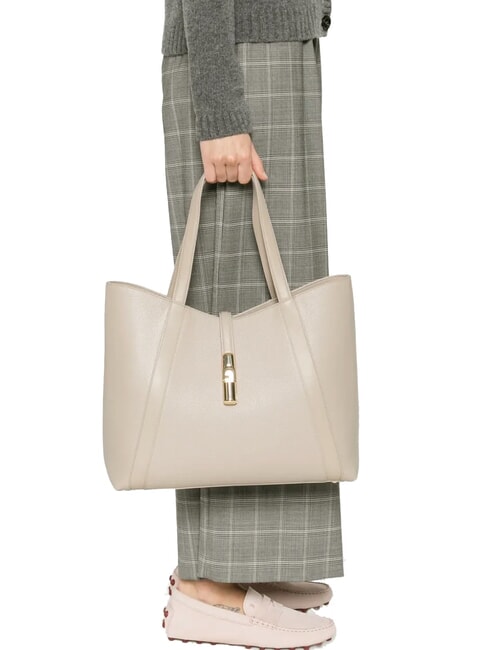 GOCCIA Borsa a spalla, in pelle linen - Borse Donna
