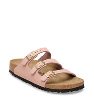 BIRKENSTOCK FLORIDA Ciabatta 3 fasce in pelle nubuck softpink - Scarpe Donna - 3