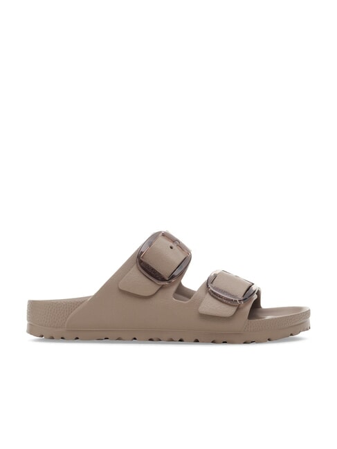 ARIZONA BIG BUCKLE EVA Ciabatta a 2 fasce con fibbie gray taupe - Scarpe Donna