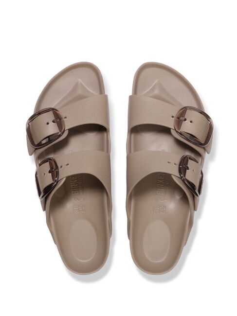 ARIZONA BIG BUCKLE EVA Ciabatta a 2 fasce con fibbie gray taupe - Scarpe Donna