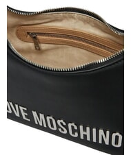 LOVE MOSCHINO BOLD LOVE Borsa a spalla nero lacca - Borse Donna - 3