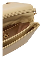 LOVE MOSCHINO EMBOSSED Portafoglio grande zip around fango - Portafogli Donna - 4