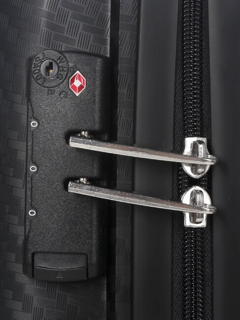 BINALONG Set 3 trolley: cabin, medio, grande Nero - Set Trolley