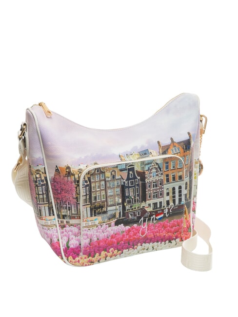 YESBAG Borsa a spalla con tasca tulips - Borse Donna