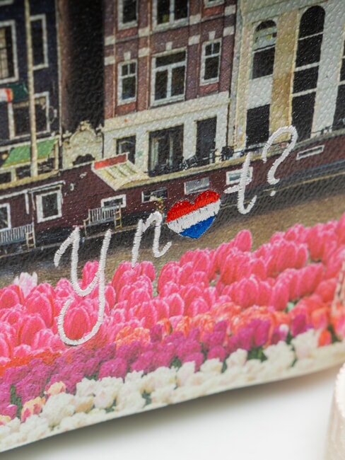 YESBAG Borsa a spalla con tasca tulips - Borse Donna