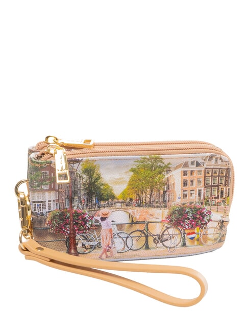 YESBAG SPECIAL Astuccio porta carte doppia zip bicycles - Portafogli Donna