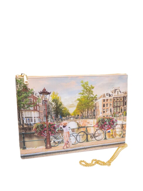 YESBAG SPECIAL Pochette busta tracolla in metallo bicycles - Borse Donna