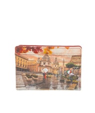 YNOT YESBAG Portacarte con portamonete rome raining - Portafogli Donna - 3