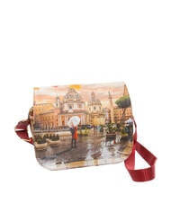 YNOT YESBAG Borsa a tracolla con due scomparti rome raining - Borse Donna - 2