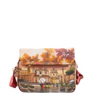 YNOT YESBAG Borsa a tracolla con due scomparti rome raining - Borse Donna - 4
