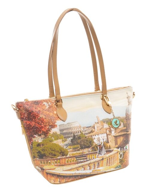 YESBAG Borsa shopping media a spalla rome landscape - Borse Donna