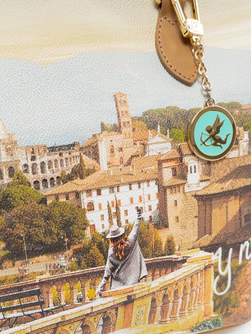 YESBAG Borsa shopping media a spalla rome landscape - Borse Donna