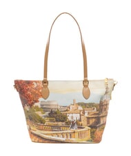 YNOT YESBAG Borsa shopping media a spalla rome landscape - Borse Donna - 4