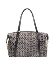 YNOT AUDREY Borsa a spalla logo all over NERO - Borse Donna - 2