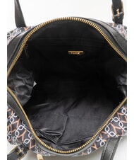 YNOT AUDREY Borsa a spalla logo all over NERO - Borse Donna - 4