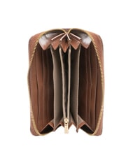 YNOT LUX Portafoglio grande zip around choco - Portafogli Donna - 2