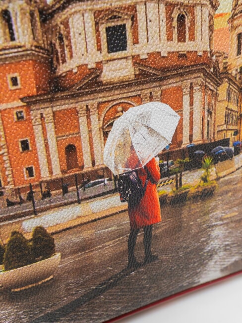 YESBAG Borsa shopping grande rome raining - Borse Donna