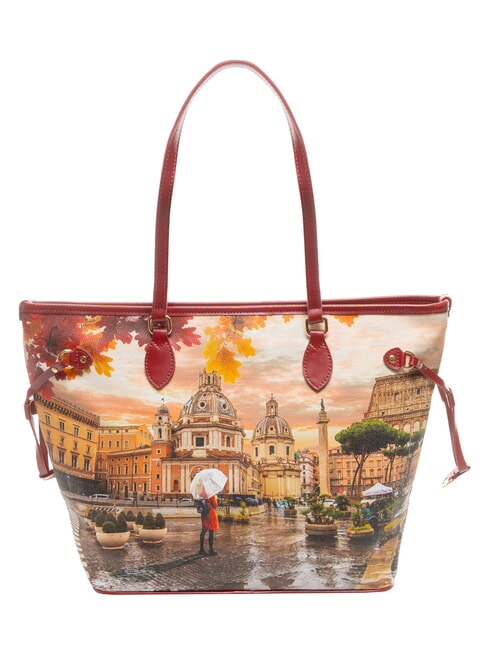 YESBAG Borsa shopping grande rome raining - Borse Donna
