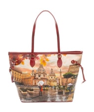 YNOT YESBAG Borsa shopping grande rome raining - Borse Donna - 4