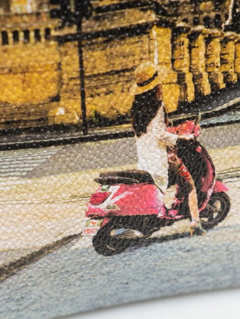 YESBAG Pochette con tracolla metallica ROMAN HOLIDAY - Borse Donna