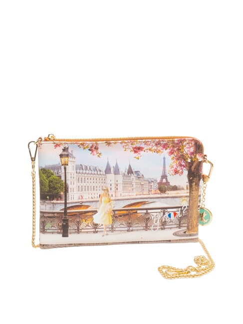 YESBAG Pochette con tracolla metallica concorde - Borse Donna