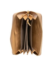 YNOT LUX Portafoglio grande zip around caramel - Portafogli Donna - 2