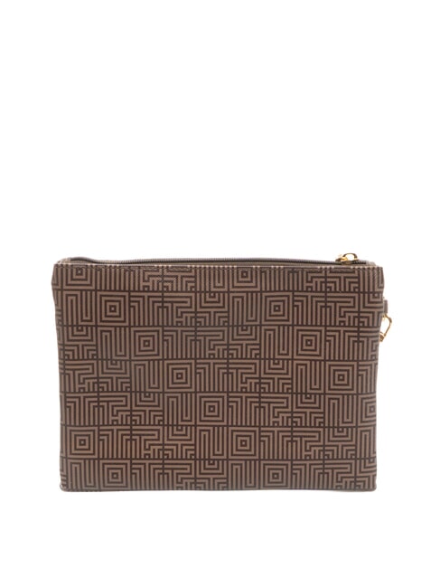 LABIRINT Pochette piatta con polsierina nut - Borse Donna
