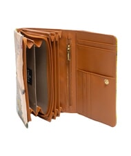 YNOT YESBAG Portafoglio medio con patta yellow flower - Portafogli Donna - 2