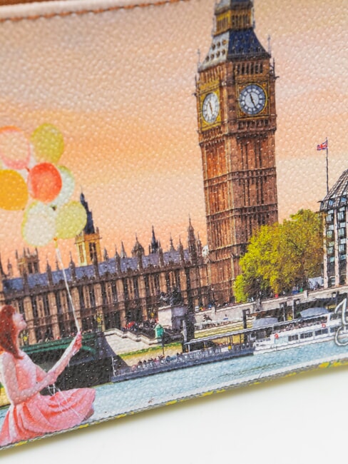 YESBAG Pochette piatta a bustina yellow flower - Borse Donna