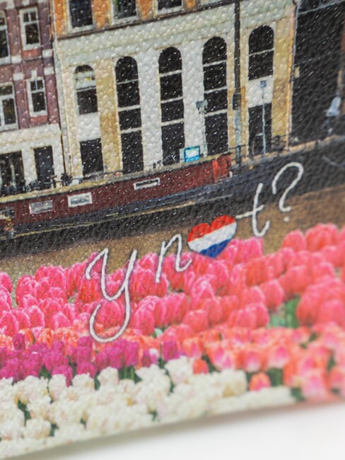 YESBAG Pochette media con polsierina tulips - Borse Donna