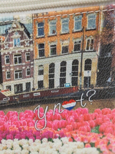 YESBAG Pochette media con polsierina tulips - Borse Donna