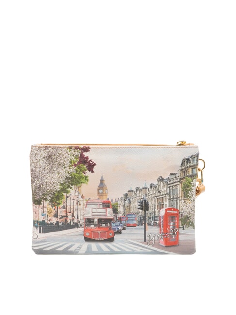 YESBAG Pochette media con polsierina london rainbow - Borse Donna