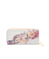 YNOT YESBAG Portafoglio grande 2 zip around greece sunset - Portafogli Donna - 3