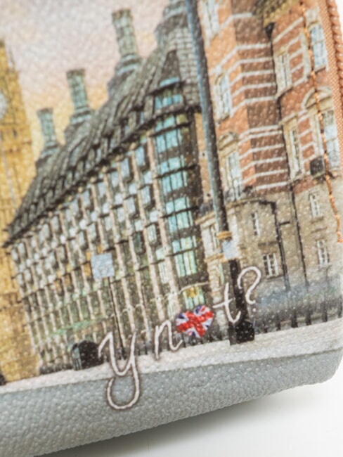 YESBAG SPECIAL Astuccio porta carte doppia zip english rose - Portafogli Donna