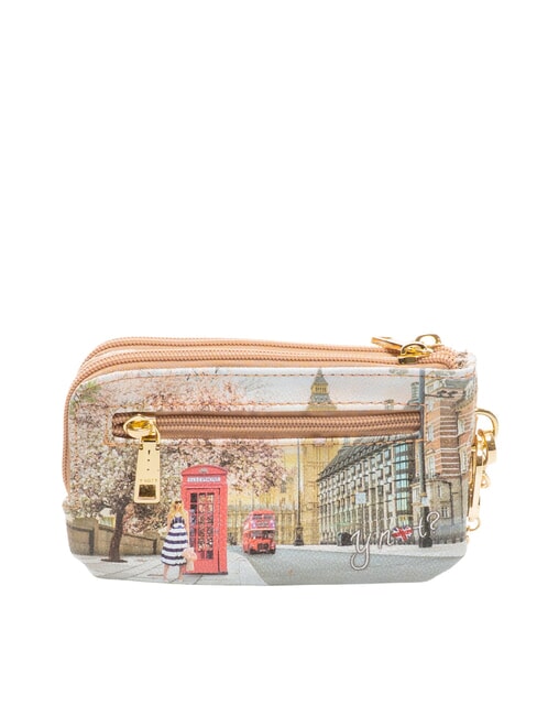 YESBAG SPECIAL Astuccio porta carte doppia zip english rose - Portafogli Donna