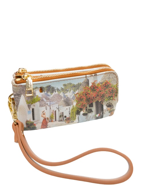 YESBAG Portafoglio pochette con polsierina trulli - Portafogli Donna