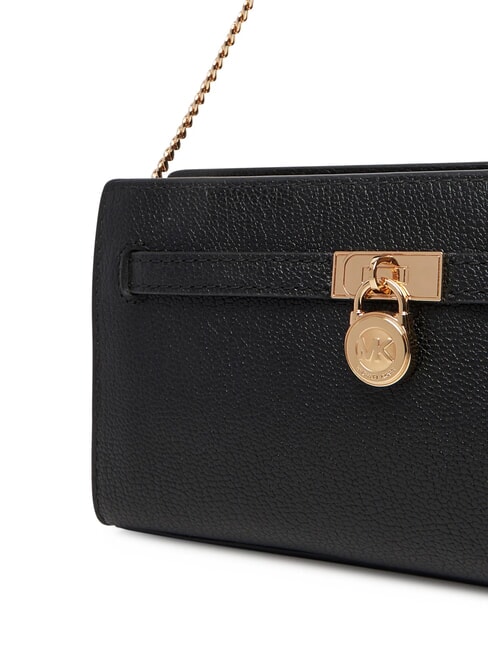 HAMILTON MODERNE Borsa pochette con tracolla in metallo black - Borse Donna