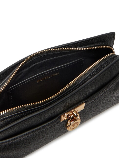 HAMILTON MODERNE Borsa pochette con tracolla in metallo black - Borse Donna