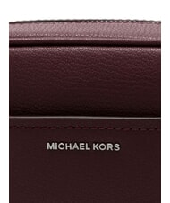 MICHAEL KORS JET SET Borsa camera case media in pelle oxblood - Borse Donna - 3
