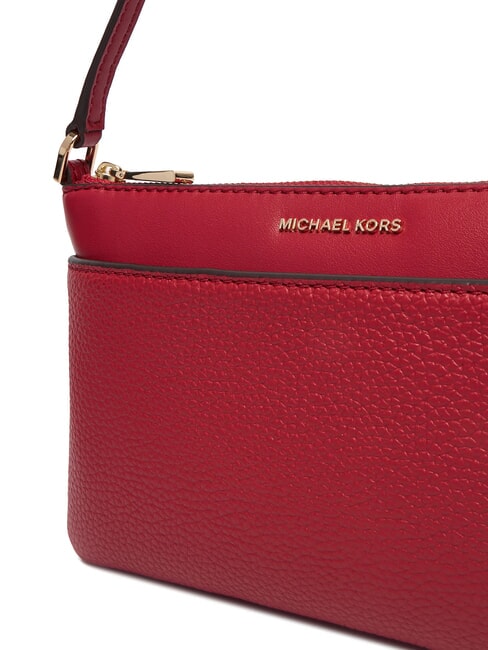 JET SET Pochette in pelle a spalla crimson - Borse Donna