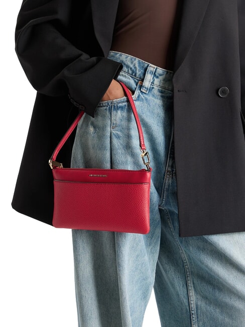 JET SET Pochette in pelle a spalla crimson - Borse Donna