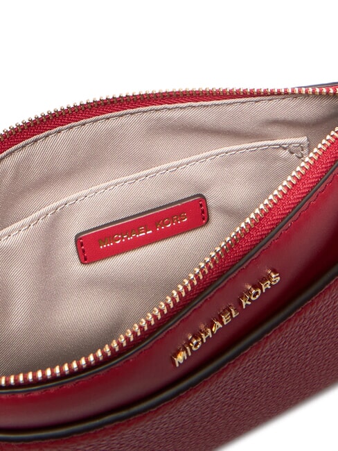 JET SET Pochette in pelle a spalla crimson - Borse Donna