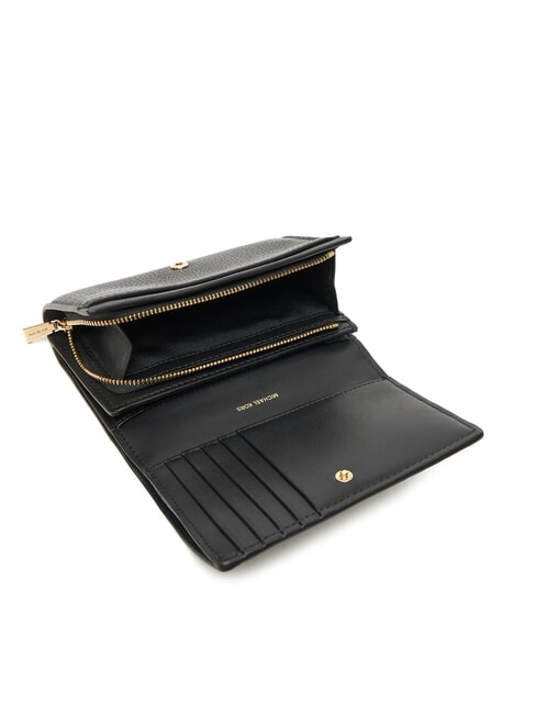 JET SET Portafoglio medio in pelle black - Portafogli Donna