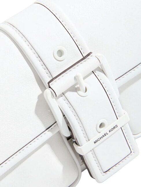 COLBY Borsa media in pelle a spalla optic white - Borse Donna